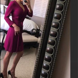 Diane Von Furstenberg wrap dress.